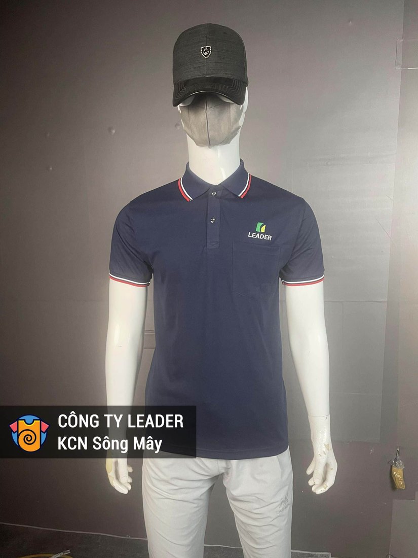 Mẫu áo polo trên website AT Uniform