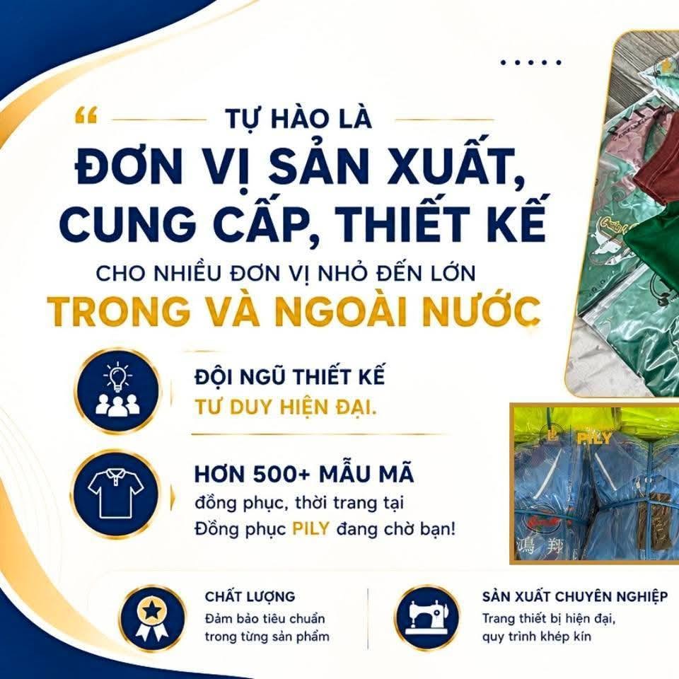 ĐỒNG PHỤC PILY - CHUYÊN CUNG CẤP ĐỒNG PHỤC, GIÁ GỐC TẬN XƯỞNG TẠI ĐỒNG NAI !
