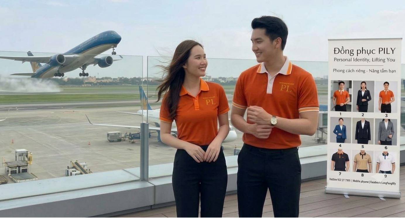 Đồng Phục PILY – Giải Pháp Đồng Phục Doanh Nghiệp Chuyên Nghiệp Tại Sân Bay Long Thành & Khu TMTD