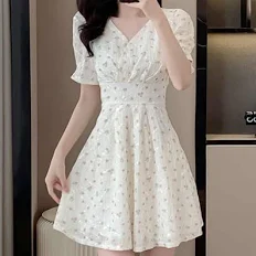 Đầm maxi hoa nhí Lumi